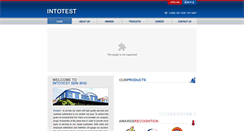 Desktop Screenshot of intotest.com